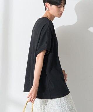 AMERICAN HOLIC ワッフルＡラインプルオーバー Black