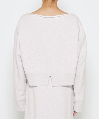 uncrave スウェット ショートトップス（uncrave WHITE） ライトグレー