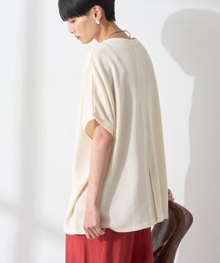 AMERICAN HOLIC ワッフルＡラインプルオーバー Ivory