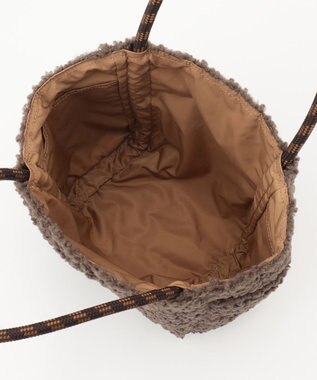 23区 NOMADIS SAC ボアミニ トート バッグ ダークブラウン系