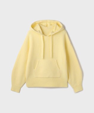 GRACE CONTINENTAL ガーターニットパーカー イエロー