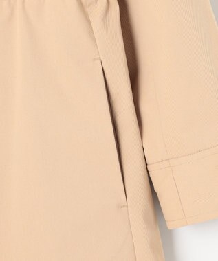 組曲 L 【WEB限定】コットンライクツイル スタンドネックコート ベージュ系