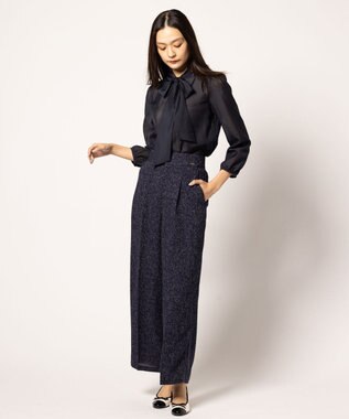 TOCCA 【洗える】MIST TWEED パンツ ネイビー系5