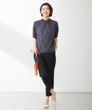 J.PRESS LADIES 【WEB限定カラーあり・セットアイテム】コインケース付き スマホ ポシェット オレンジ系