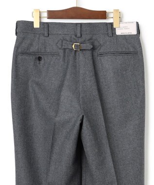 J.PRESS MEN 【J.PRESS ORIGINALS】Peppin Merino Saxony Piped Stem Trousers / Japan Made ライトグレー系