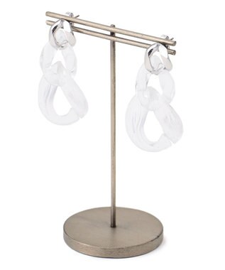 GRACE CONTINENTAL gren チェーンピアス クリア