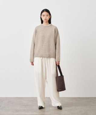 WOOL CASHMERE SILK | クルーネックセーター / ATON | ファッション