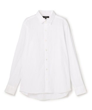 JOSEPH HOMME アブストラクトジャガードストレッチ　レギュラーカラーシャツ ホワイト系