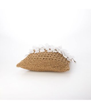 UNBILLION カシュカシュ cachecache / ペーパー手編みリボントート ホワイト