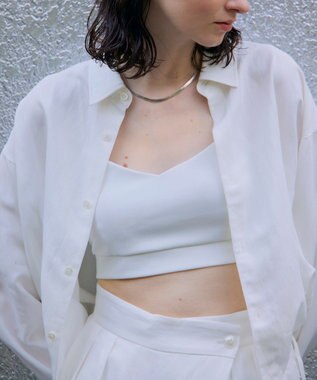 NAVE 【Nave・セットアップ可】ヴィスコースリネン シャツ アイボリー系