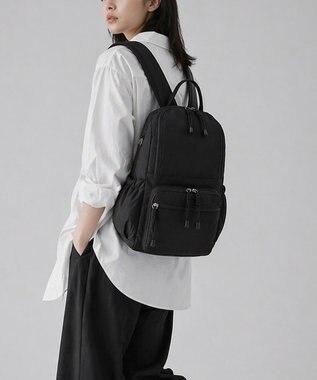 style code 【RICKERS/リッカーズ】ミニリュック レディース きれいめ 軽量 ナイロン 小さめ リュックサック おしゃれ ブラック 黒 大人 b5 収納