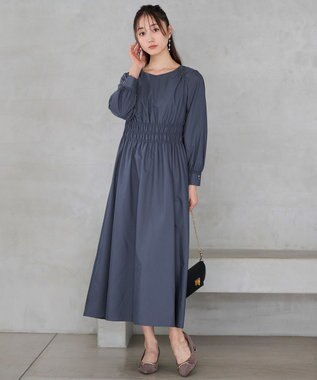 ANY SIS 【23.0cm~24.0cm】ストーンビット パンプス チャコール