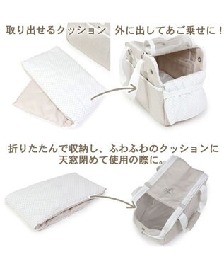 PET PARADISE ペットパラダイス 四角 キャリーバッグ  超小型犬  パイピング ベージュ