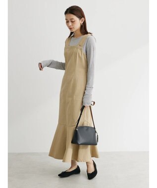 Green Parks ・ＳＵＧＡＲ　ＳＰＯＯＮ　ツイルマーメイドジャンスカ Beige