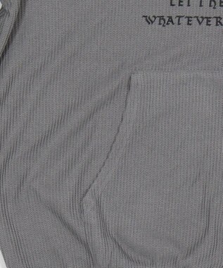 WEGO 【ユニセックス着用ITEM】メッシュZIPパーカー グレー