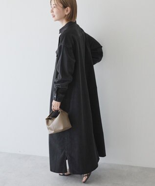 AMERICAN HOLIC デニムシャツワンピース Black