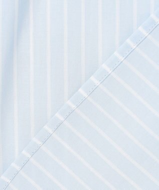 自由区 S エンブロイダリーブロードパフスリーブ ブラウス サックス×オフ