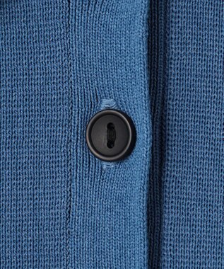 ANY ミラノリブニットポロ ブルー