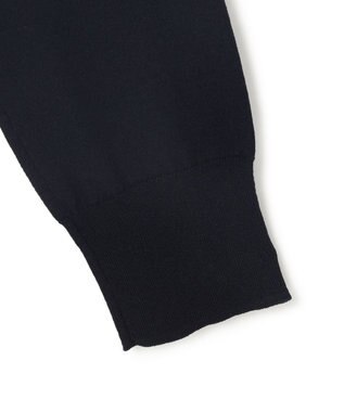 BEIGE， 【洗える】NADIA / バックオーガンジークルーネックカーディガン Navy