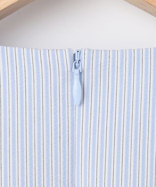 組曲 S ドビーストライプピンタック ブラウス ブルーストライプ系1