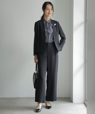 J.PRESS LADIES 【WEB限定】リバーシブルパール イヤリング シルバー系