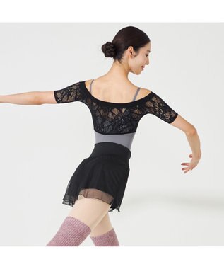 Chacott ショートパンツ付スカート ブラック