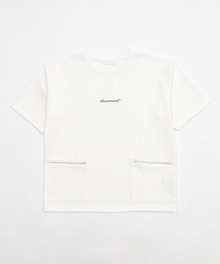 WEGO ZIPポケットT（SS） ホワイト