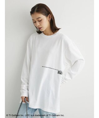 Green Parks ＬＩＦＥ　フォトプリントロングＴシャツ Black