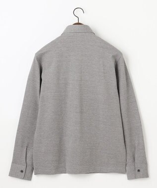 JOSEPH ABBOUD 【オーガニックコットン/サスティナブル】 JOE COTTON サッカーポロシャツ ライトグレー系