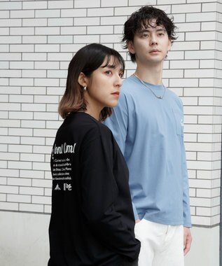 SHARE PARK LADIES 【UVケア・吸水速乾・ストレッチ・軽量 】バックプリントTシャツ（S・Mサイズ） ブラック系