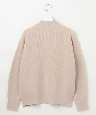 J.PRESS LADIES L 【洗える】CAT ジップアップブルゾン ニット ベージュ系