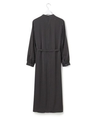 23区 S 【洗える】グラデーションドットプリント ワンピース ネイビー系