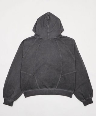 WEGO 【ユニセックス着用ITEM/MLサイズ展開】スウィッチングZIPパーカー ブラックその他