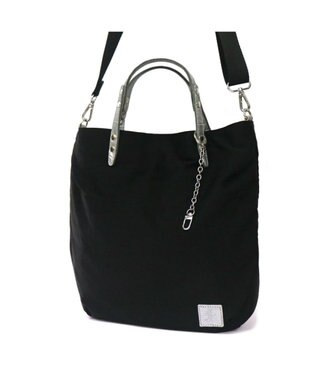 Regalo Felice 【超軽量 / ショルダー付き】2wayトート / REGALO BKS(ブラック×シルバー)