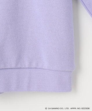 ANY KIDS 【any FAM×サンリオキャラクターズ】カップケーキトレーナー ラベンダー×クロミ