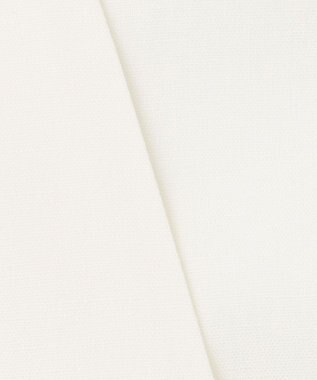23区 【セットアップ対応/防シワ性/洗える】アイアスマットストレッチ ノーカラー ジャケット ホワイト系