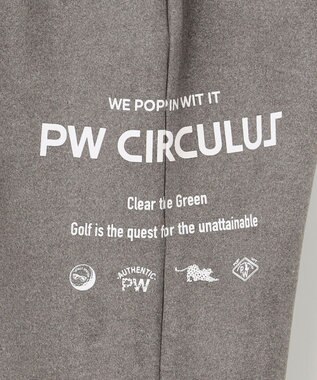 PW CIRCULUS 【MEN】スエードライクテーパードパンツ グレー系