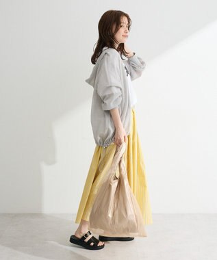 Green Parks リングドットニットパーカー Light Gray
