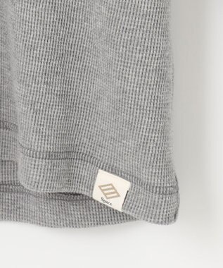 JOSEPH ABBOUD MOUNTAIN 【SPACE／UNISEX】OGコットンワッフル カットソー ライトグレー系