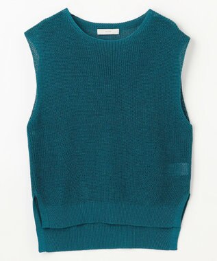 ANY L ギマノースリーブニット ピーコック