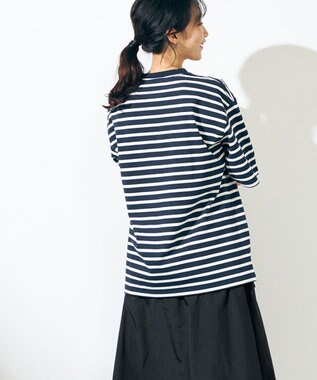 SHARE PARK MENS 【UNISEX】UVカット ボーダーロゴTシャツ ブラック