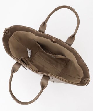 ANY 【２WAY】ワイド ショルダーバッグ キャメル系