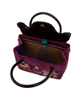 ANNA SUI マデリーン ハンドバッグ ボルドー