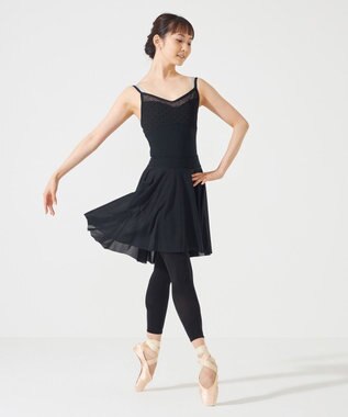 Chacott クールタイツ（レギンス）キシリトール加工 ブラック