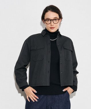 J.PRESS YORK STREET 【WOMEN】ショートCPOジャケット グレー系3