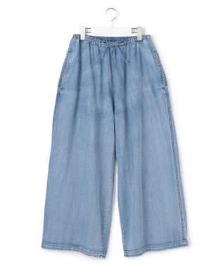 J.PRESS YORK STREET 【WOMEN】ライトダンガリー リラックスワイド パンツ