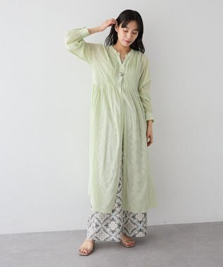 CRAFT STANDARD BOUTIQUE プリントイージーパンツ Light Beige