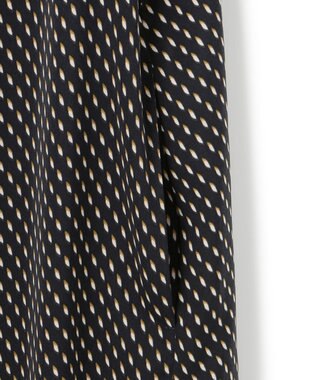 23区 S 【洗える】グラデーションドットプリント ワンピース ネイビー系