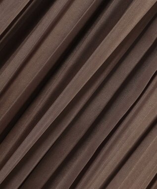 ICB 【洗える】シアープリーツオーガン スカート ソイル系