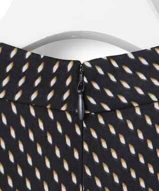 23区 S 【洗える】グラデーションドットプリント ワンピース ネイビー系